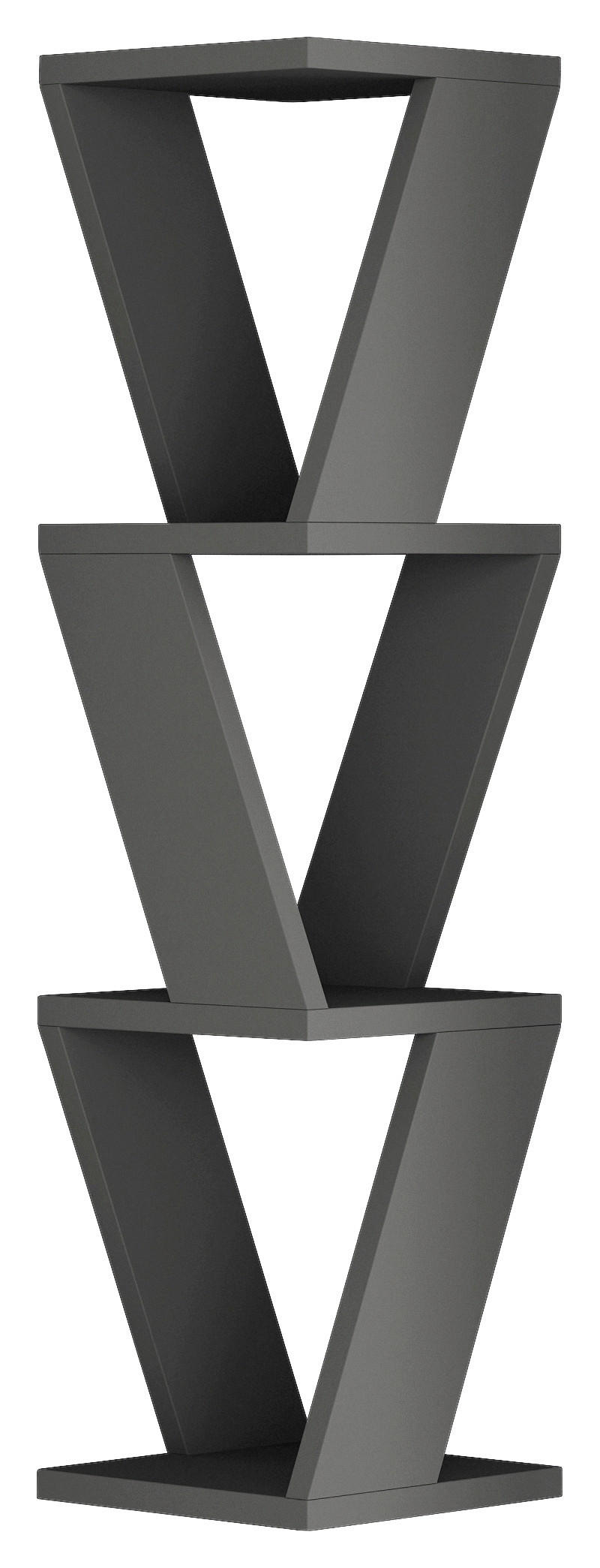 WANDBOARD in 22/85/22 cm Anthrazit  - Anthrazit, Design, Holzwerkstoff (22/85/22cm) - Livetastic