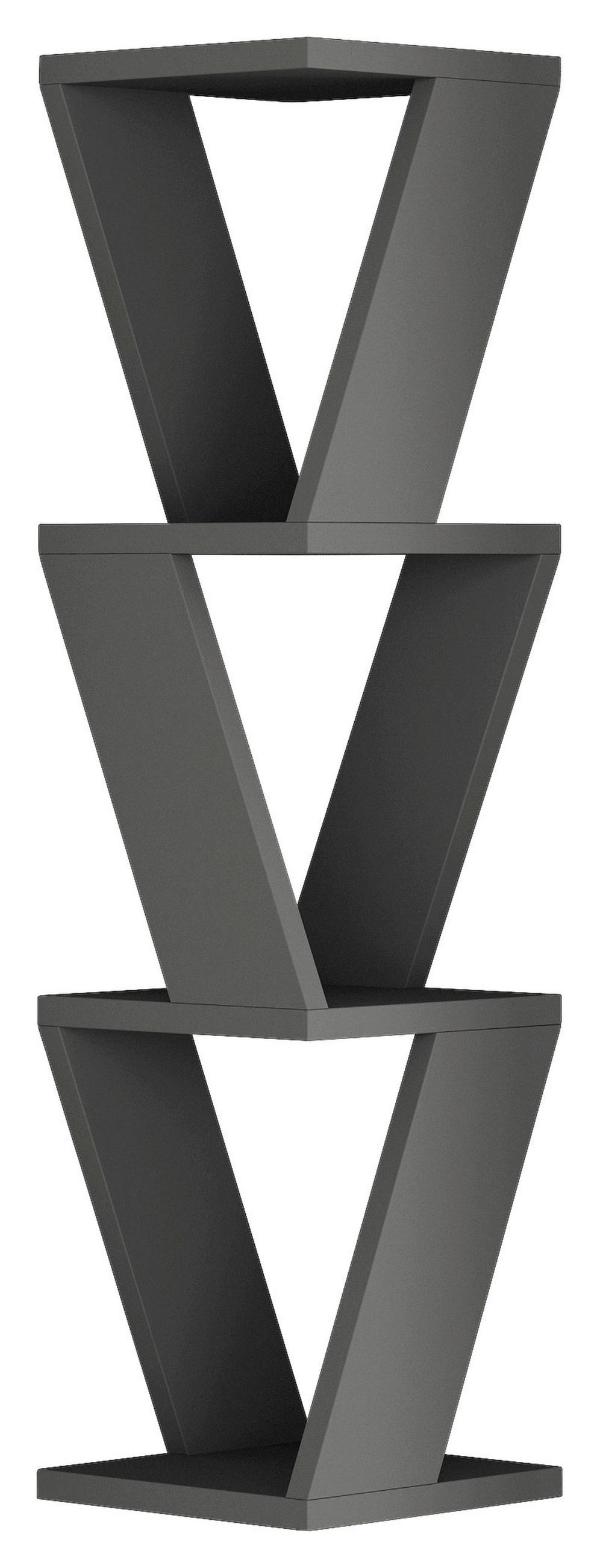 WANDBOARD in 22/85/22 cm Anthrazit  - Anthrazit, Design, Holzwerkstoff (22/85/22cm) - Livetastic