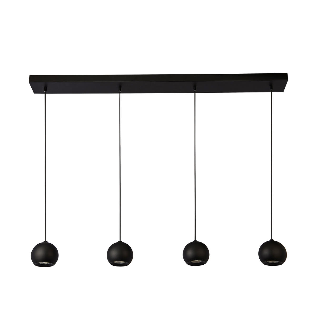 PENDELLAMPA Eindhoven 125/12/200 cm  - svart, Design, metall (125/12/200cm)