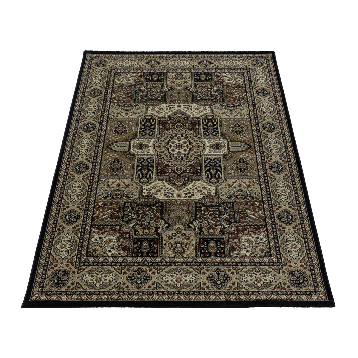 WEBTEPPICH 200/290 cm Kashmir 2603 Schwarz Schwarz  - Schwarz, LIFESTYLE, Textil (200/290cm)