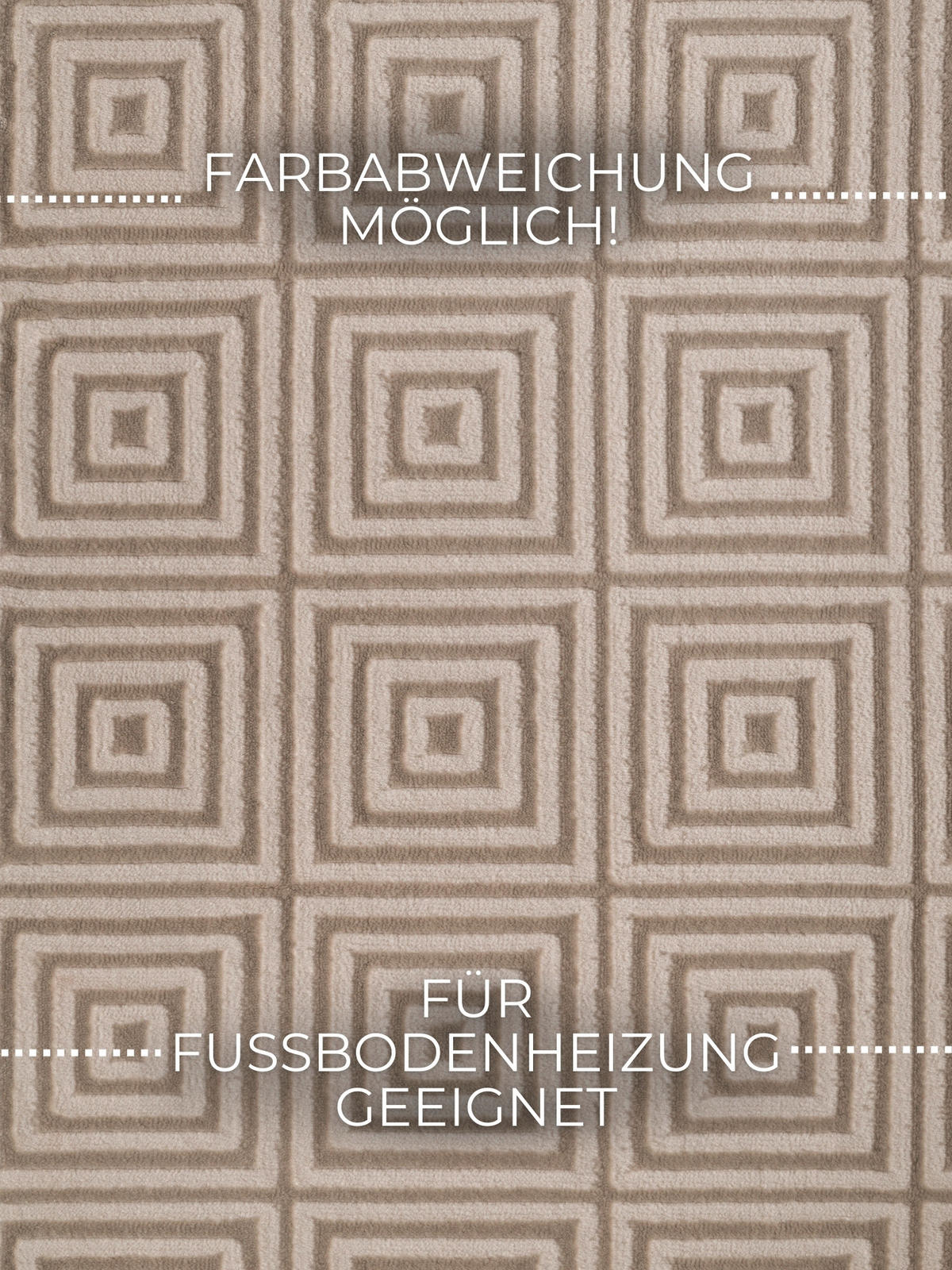 TEPPICH 200/280 cm Perles Creme, Weiß  - Creme/Weiß, Basics, Kunststoff (200/280cm) - Elle Decoration