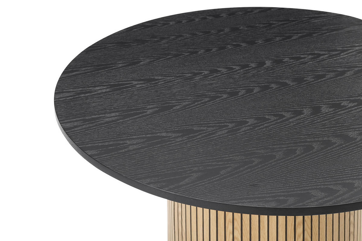ESSTISCH in Holz, Metall, Holzwerkstoff 100/100/75 cm  - Schwarz/Naturfarben, MODERN, Holz/Holzwerkstoff (100/100/75cm) - Livetastic