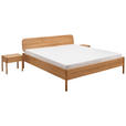 BETT 160/200 cm,  in Wildeiche,  - Wildeiche, KONVENTIONELL, Holz (160/200cm) - Linea Natura