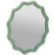 WANDSPIEGEL 100/100/4,5 cm  - Grün, Design, Glas/Holzwerkstoff (100/100/4,5cm) - Novel