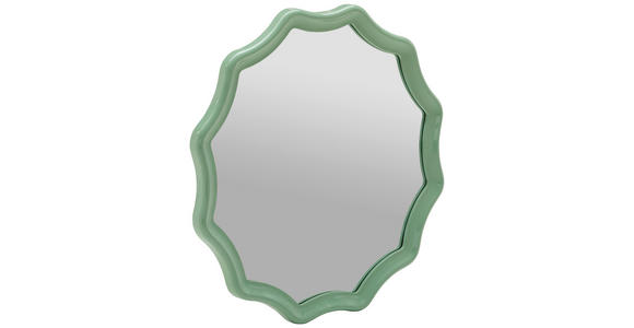 WANDSPIEGEL 100/100/4,5 cm  - Grün, Design, Glas/Holzwerkstoff (100/100/4,5cm) - Novel