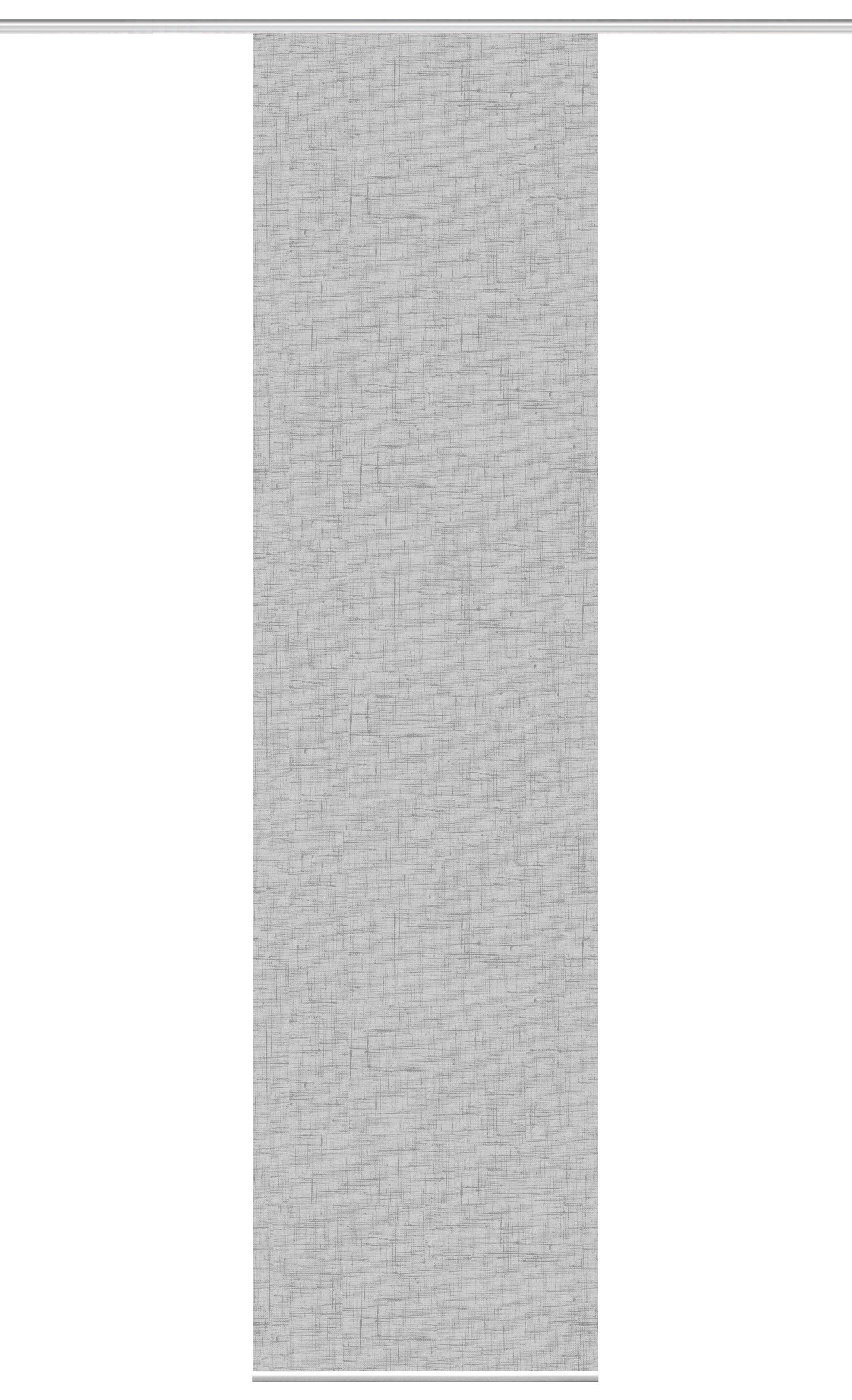 FLÄCHENVORHANG in Silberfarben blickdicht  - Silberfarben, ROMANTIK / LANDHAUS, Textil (60/245cm)