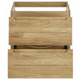 WASCHBECKENUNTERSCHRANK 60/54/46 cm  - Eichefarben, KONVENTIONELL, Holz/Holzwerkstoff (60/54/46cm) - Linea Natura