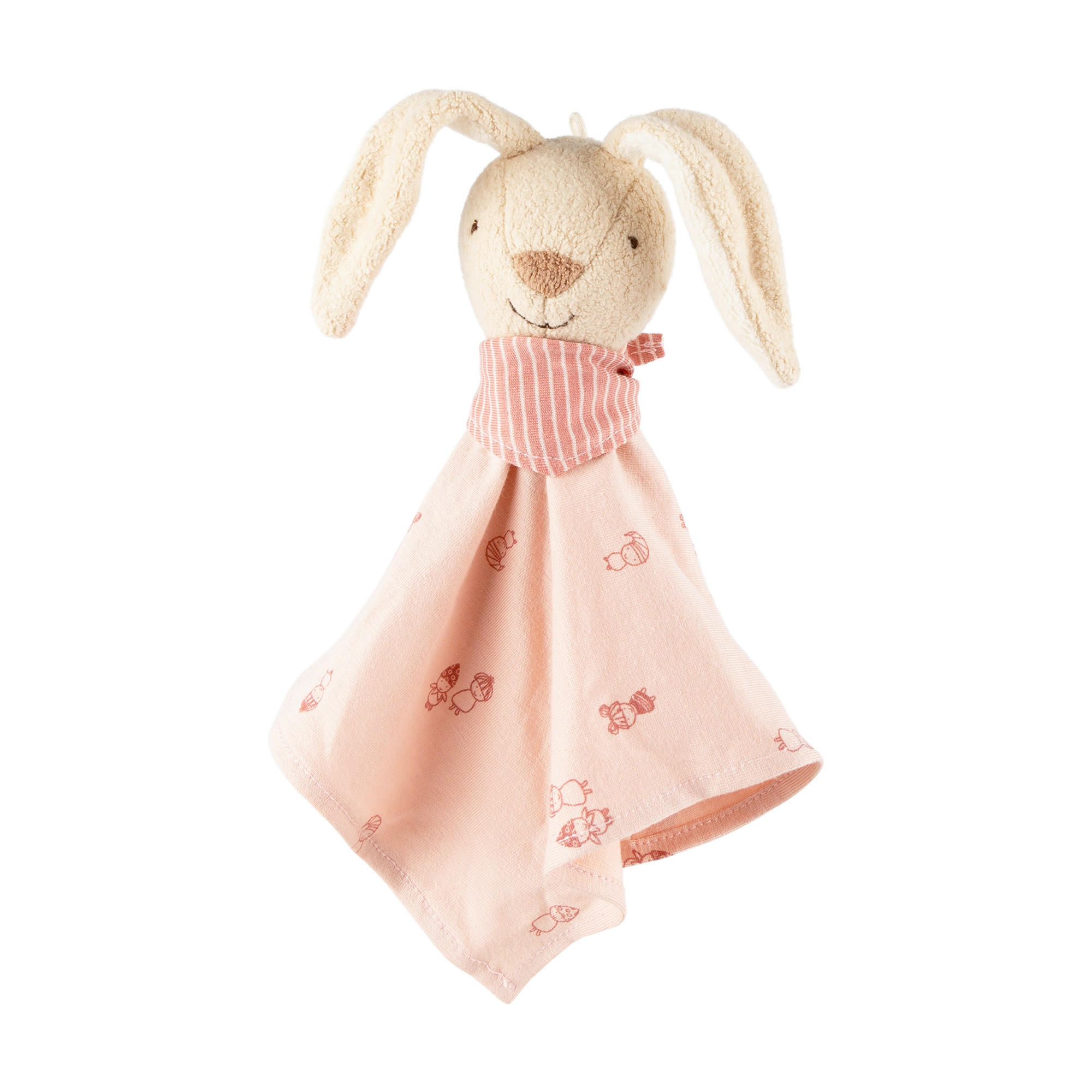 Sigikid Schmusetuch sigibaby Creme, Hellrosa 6x7x24 cm