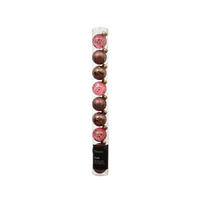 CHRISTBAUMKUGEL-SET 3/3/3 cm 9-teilig  - Dunkelrosa, Basics, Glas (3/3/3cm)