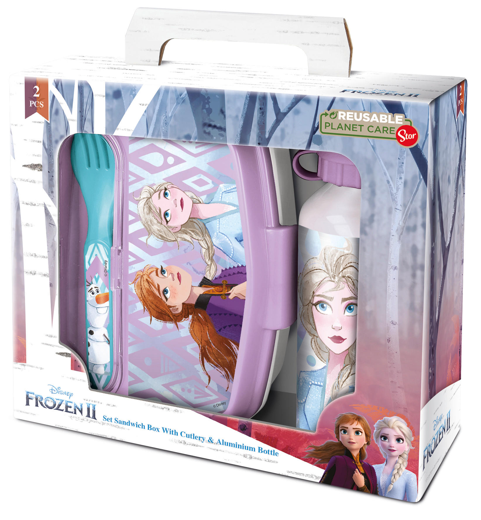 PAUSENSET Frozen  - Trend, Kunststoff (400ml) - Disney
