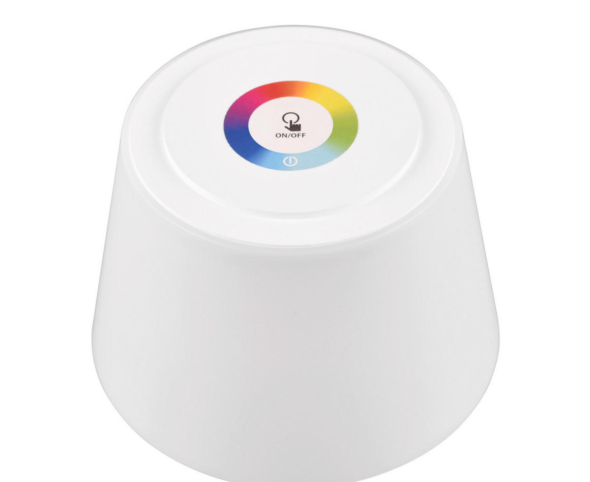 PORTABEL LAMPA Sanchez 13/30 cm   - vit, Klassisk, plast (13/30cm)