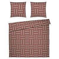 WENDEBETTWÄSCHE Makosatin 200/200 cm  - Rot, Design, Textil (200/200cm) - Joop!