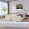 BOXSPRINGBETT 180/200 cm  in Weiß  - Schwarz/Weiß, MODERN, Holzwerkstoff/Kunststoff (180/200cm) - MID.YOU