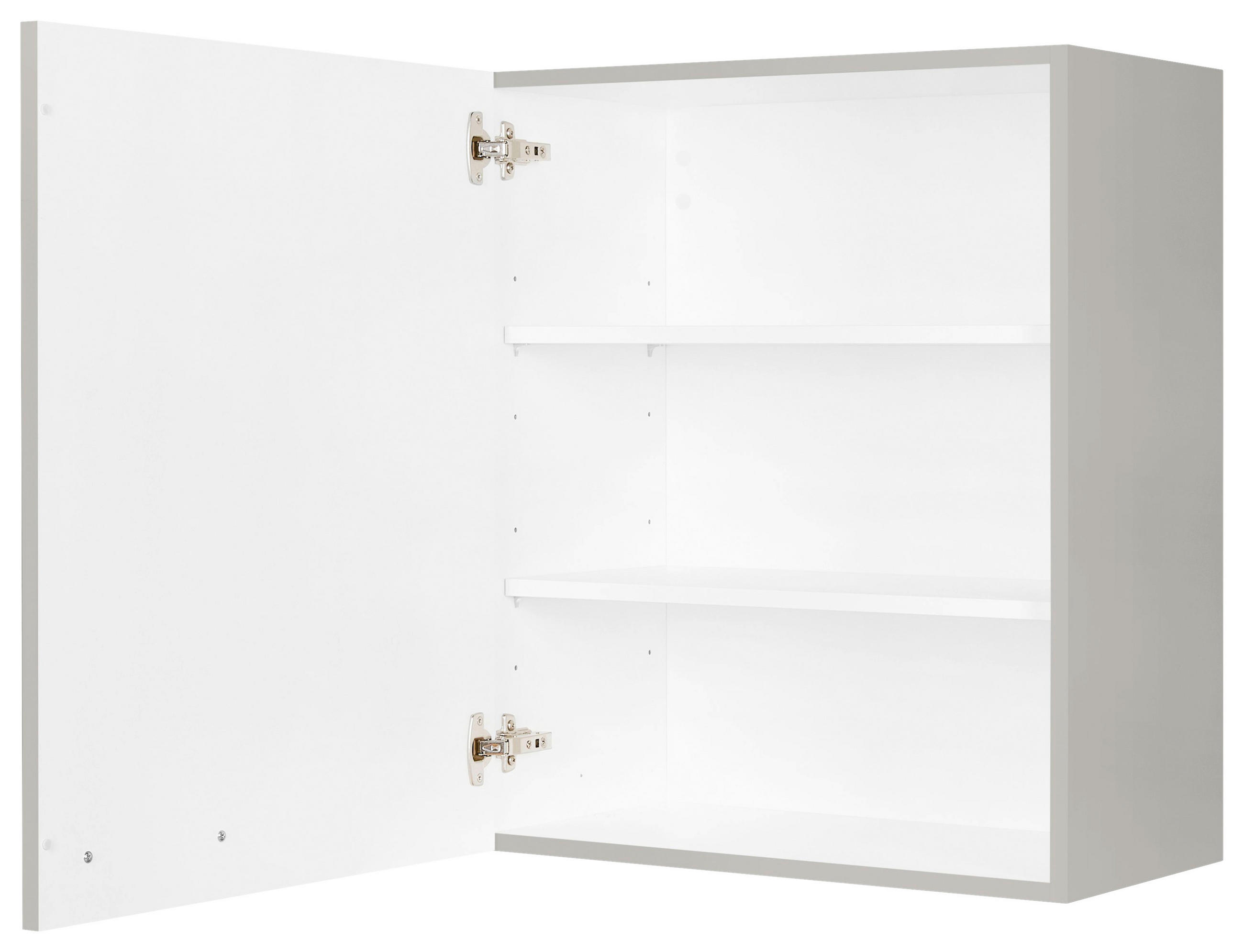 KÜCHENOBERSCHRANK 60/72/35 cm  in Grau  - Edelstahlfarben/Grau, MODERN, Holzwerkstoff (60/72/35cm) - Nobilia