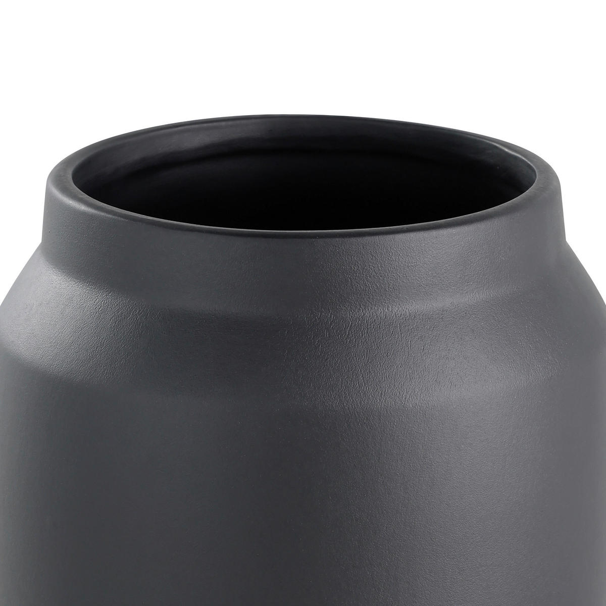 PFLANZENTOPF 16/14 cm Schwarz  - Schwarz, LIFESTYLE, Keramik (16/14cm)