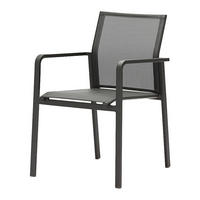 STAPELSESSEL Metall, Textil Anthrazit  - Anthrazit, Modern, Textil/Metall (55/85/61cm) - Zebra 