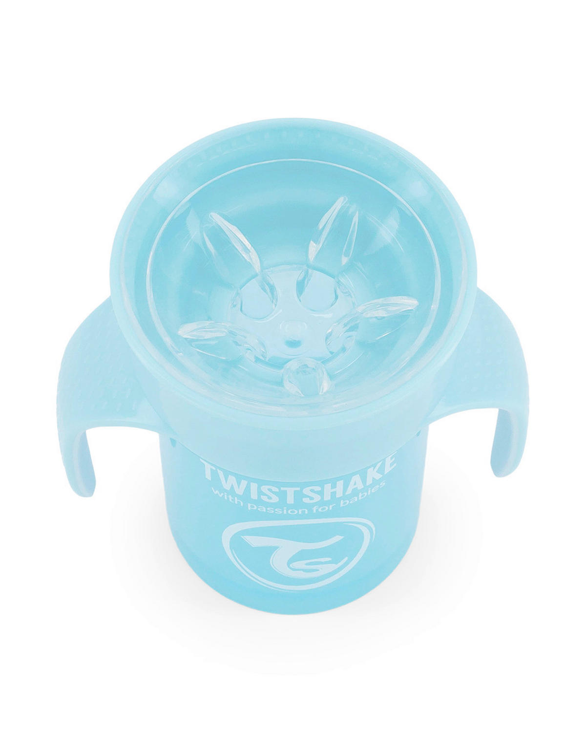 TRINKBECHER  - Blau, Basics, Kunststoff (11/11/8,6cm) - Twistshake