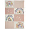 KINDERTEPPICH 80/150 cm  - Rosa, Trend, Textil (80/150cm) - Ben'n'jen