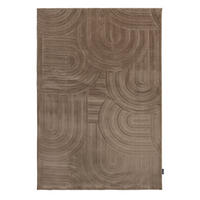 FLACHWEBETEPPICH 160/230 cm My Interstellar Taupe  - Taupe, Design, Textil (160/230cm) - Obsession