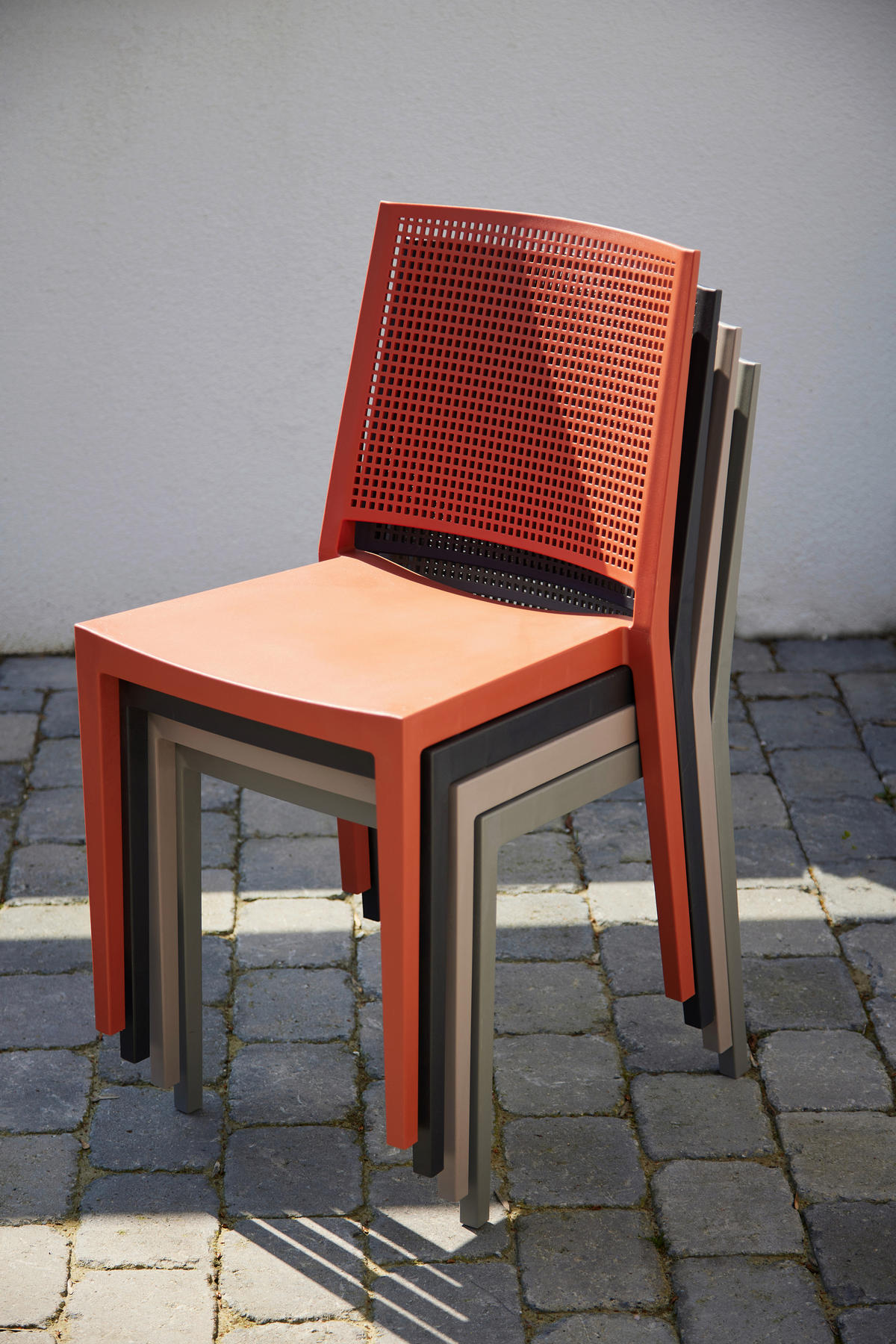 STAPELSTUHL in Kunststoff Taupe  - Taupe, Basics, Kunststoff (46/80/56cm) - Siena Garden
