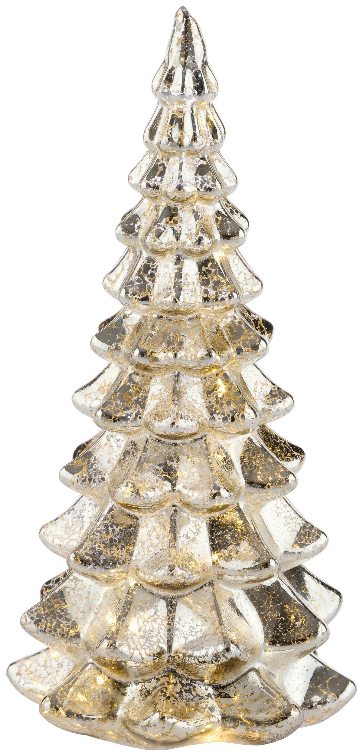 LED-DEKOLEUCHTE  - Silberfarben, LIFESTYLE, Glas (10,40/10,40/22,00cm)