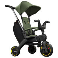DREIRAD Liki Trike S3  - Schwarz/Grün, Trend, Kunststoff/Metall (33,9/33,9/25,1cm) - Doona