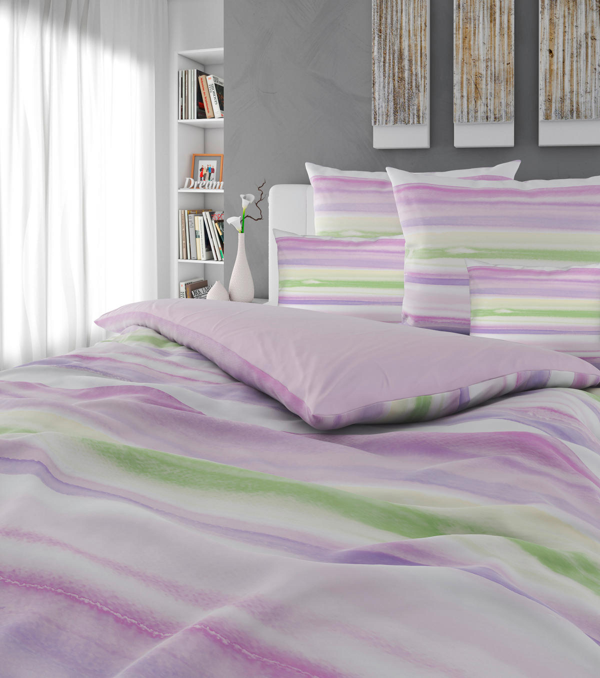 KÉTOLDALAS ÁGYNEMŰHUZAT 220/200 cm  - lila, textil (220/200cm) - Esposa