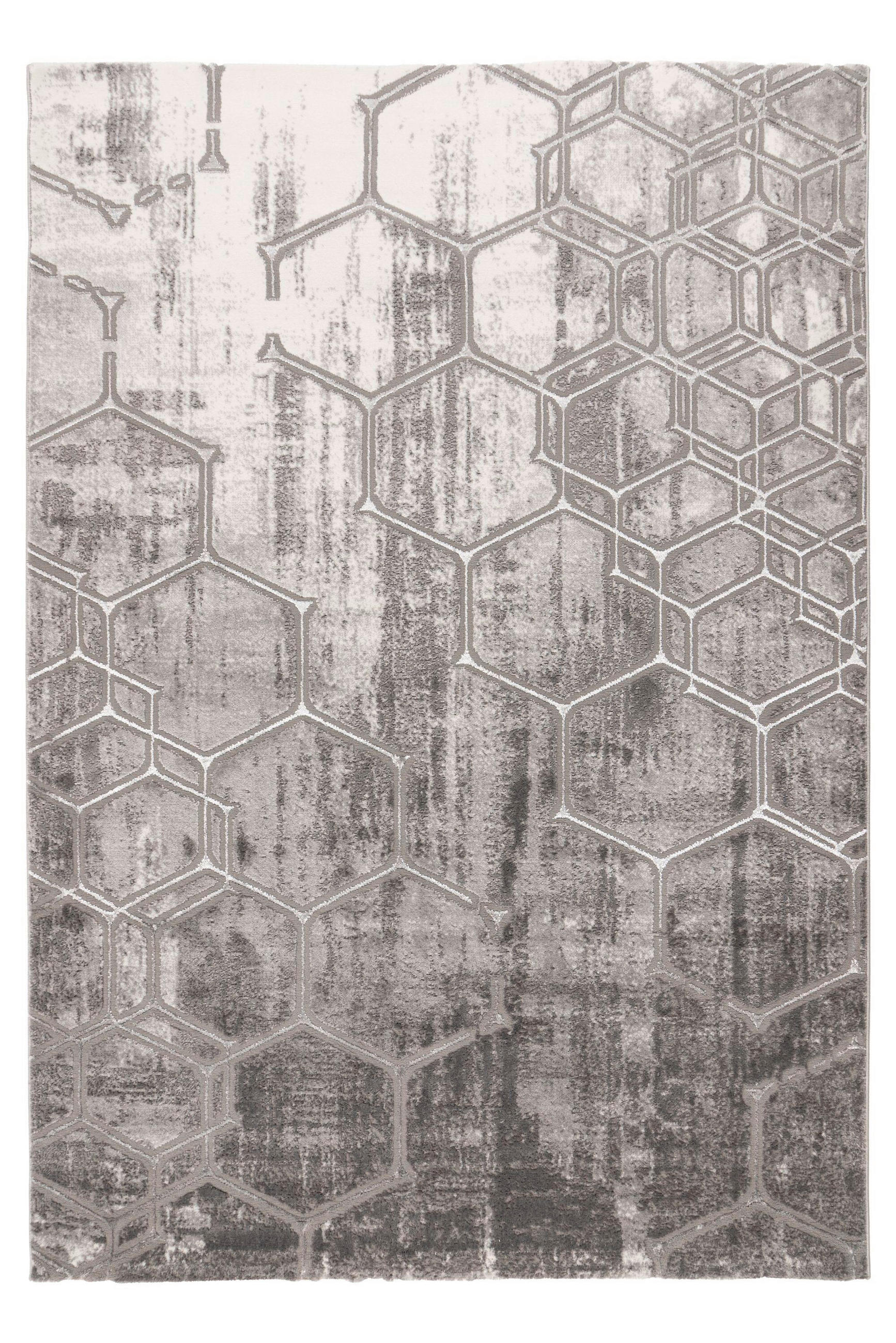 FLATVÄVD MATTA 80/300 cm  - silver, Basics, textil (80/300cm) - Kayoom