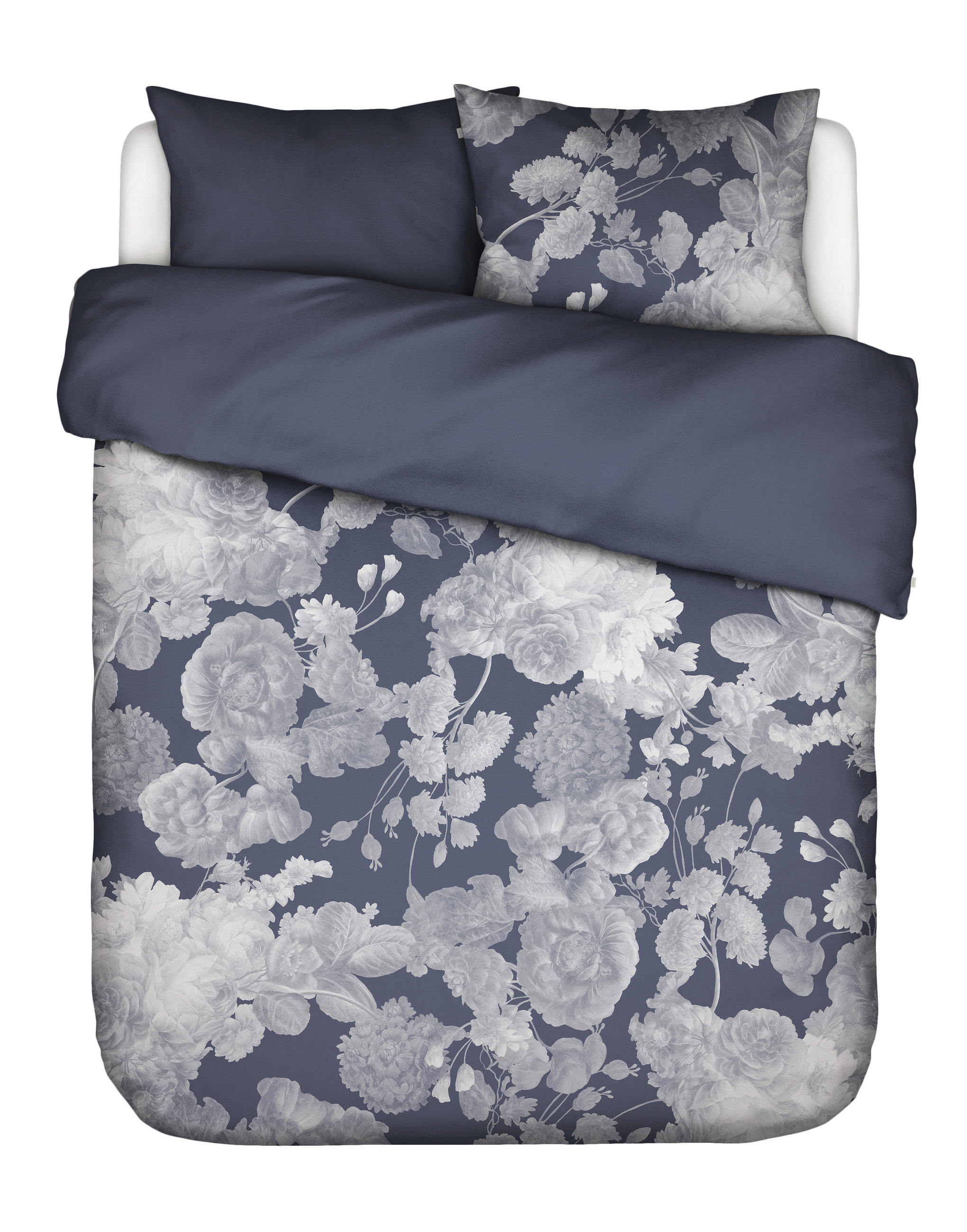 POSTELJNINA 200/200 cm saten modra  - modra, Konvencionalno, tekstil (200/200cm) - Essenza