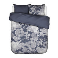 POSTELJNINA 200/200 cm saten modra  - modra, Konvencionalno, tekstil (200/200cm) - Essenza