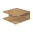 COUCHTISCH Eiche furniert Eichefarben - Eichefarben, Design, Holz (70/31,2/70cm) - Hülsta - Now
