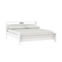 BETT 180/200 cm  in Weiß  - Weiß, KONVENTIONELL (180/200cm) - Boxxx
