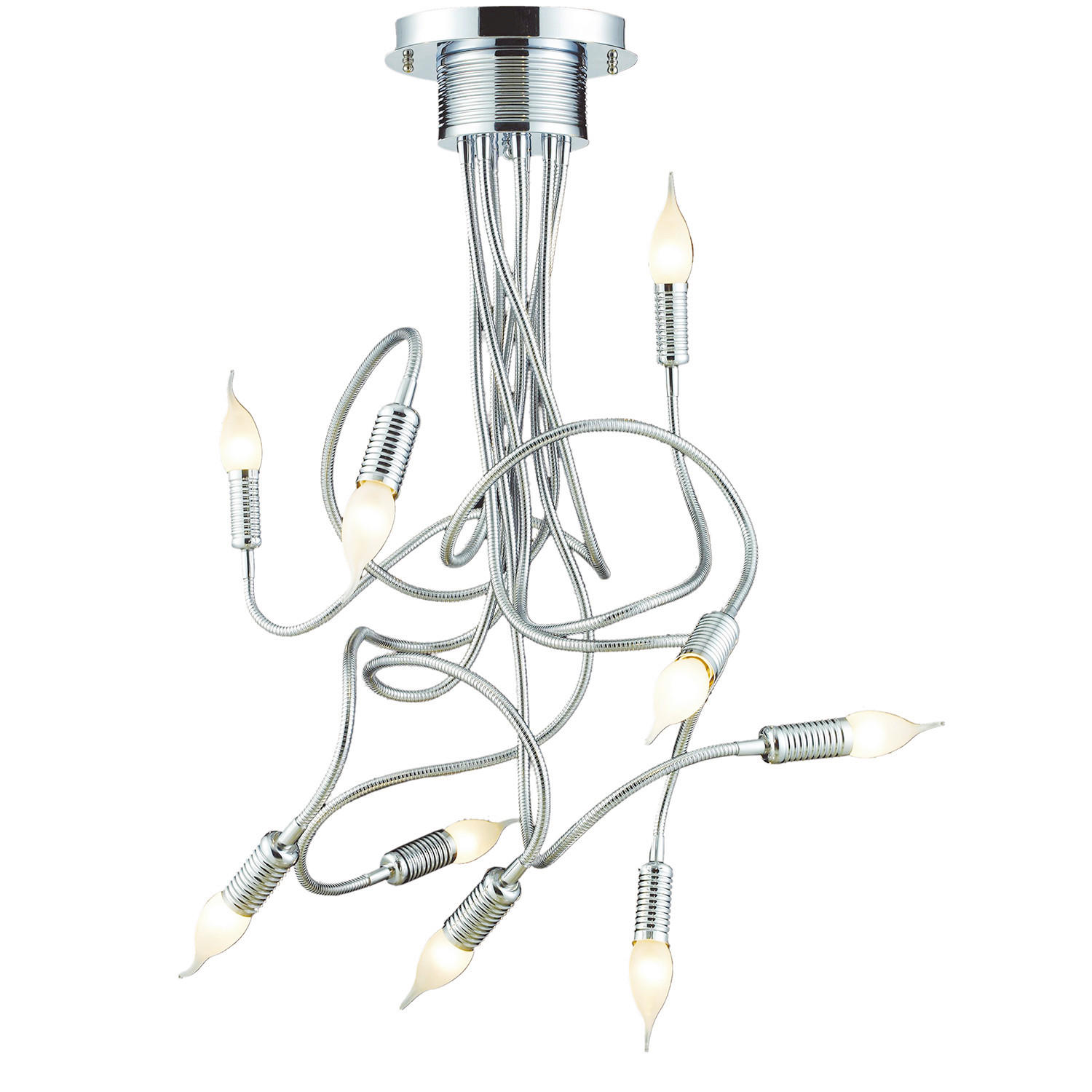 DECKENLEUCHTE 70/85 cm   - Chromfarben, Design, Metall (70/85cm)