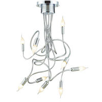 DECKENLEUCHTE 70/85 cm   - Chromfarben, Design, Metall (70/85cm)