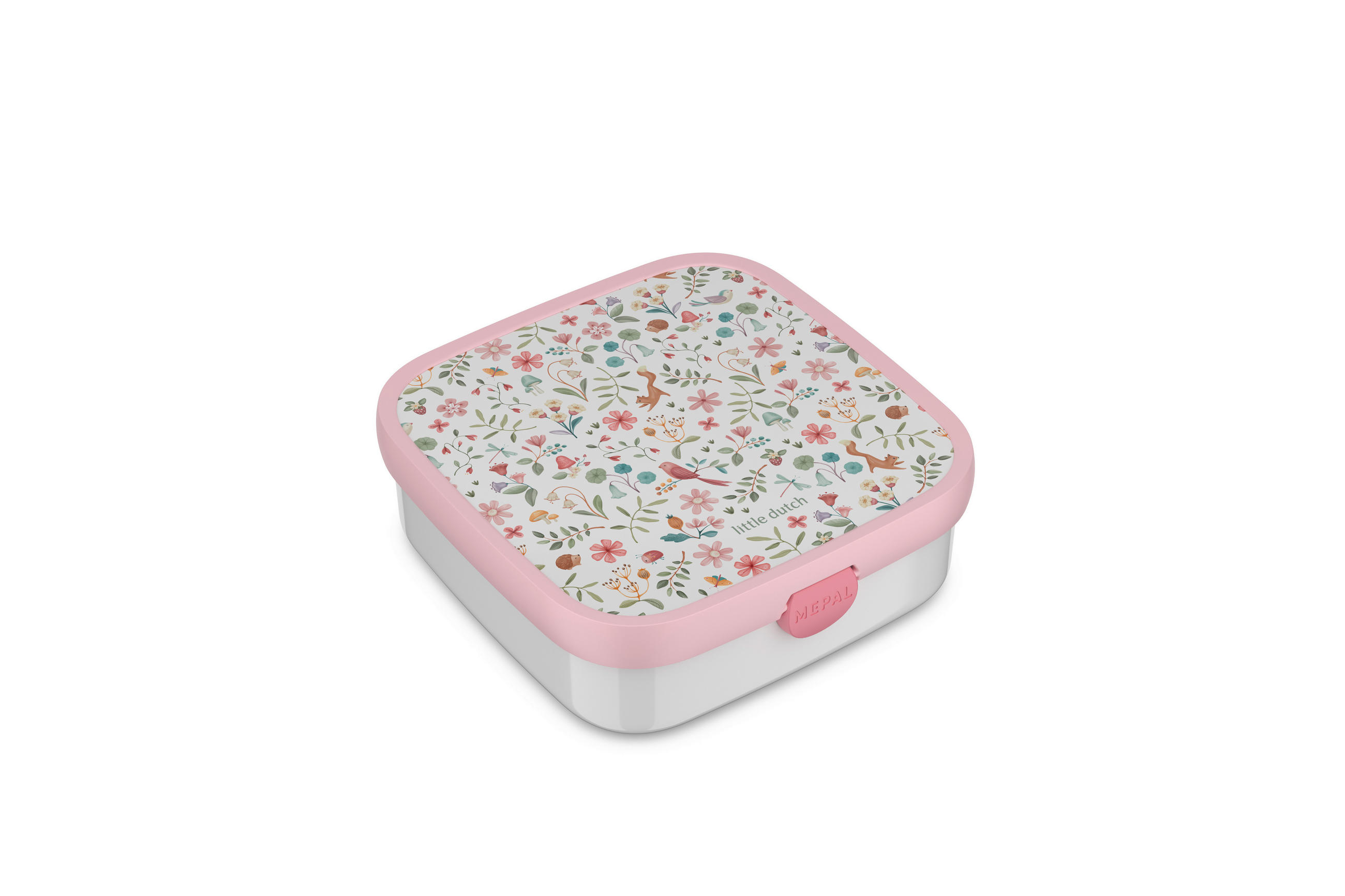 BROTZEITBOX - Hellrosa/Multicolor, KONVENTIONELL (18,4/18,2/6,5cm) - Mepal
