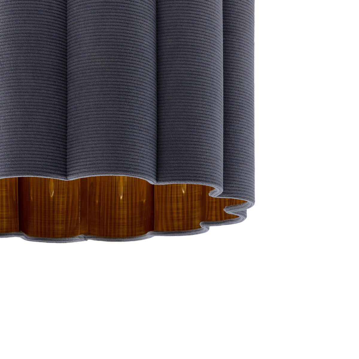 DECKENLEUCHTE  40/32 cm    - Goldfarben/Schwarz, Trend, Kunststoff/Textil (40/32cm) - Novel