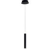 LED-PENDELLEUCHTE Prado 3,7/200 cm   - Schwarz, Basics, Metall (3,7/200cm) - Fabas Luce