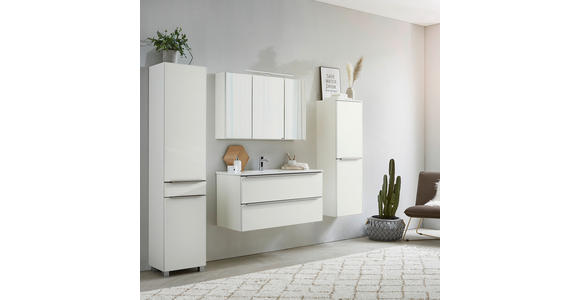 WASCHTISCHKOMBI 100 cm  - Weiß, KONVENTIONELL, Holzwerkstoff/Stein (100cm) - Xora