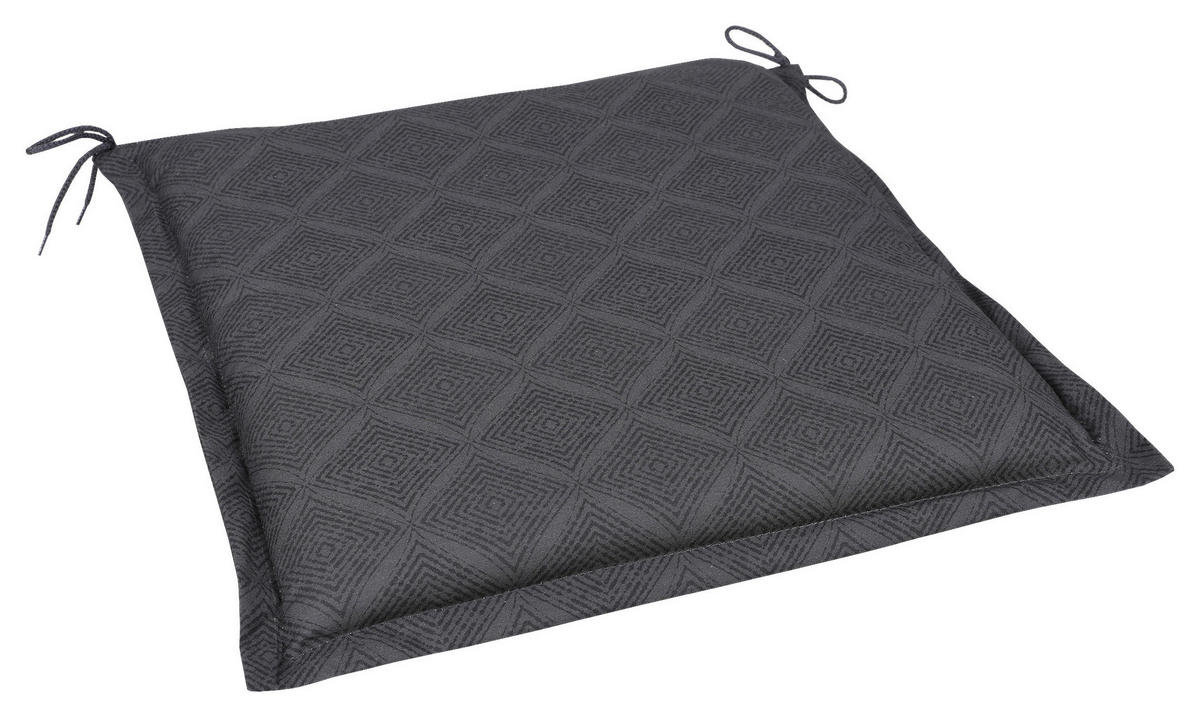 PERNĂ PENTRU șEZUT    - antracit, Konventionell, textil (45/5/47cm)