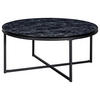 COUCHTISCH Holzwerkstoff 80/80/36 cm  - Schwarz, Konventionell, Holzwerkstoff/Metall (80/80/36cm) - MID.YOU
