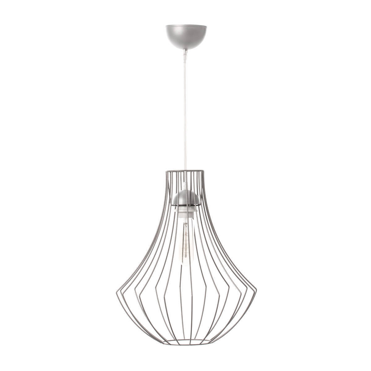 ZÁVĚSNÉ SVÍTIDLO,  32/40/32 cm - barvy stříbra, Trend, kov (32/40/32cm) - P & B