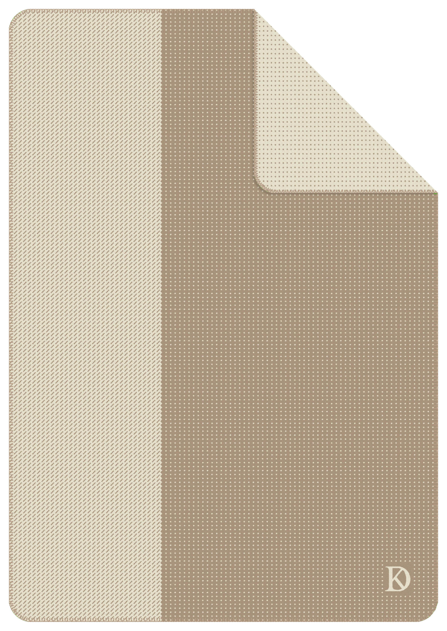DECKE SKADI 150/200 cm  - Beige, Basics, Textil (150/200cm) - Dieter Knoll