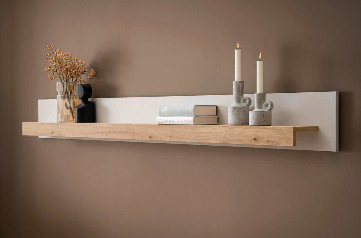 WANDBOARD in 189/20/15 cm Eiche Artisan  - Eiche Artisan, Design, Holzwerkstoff (189/20/15cm) - MID.YOU