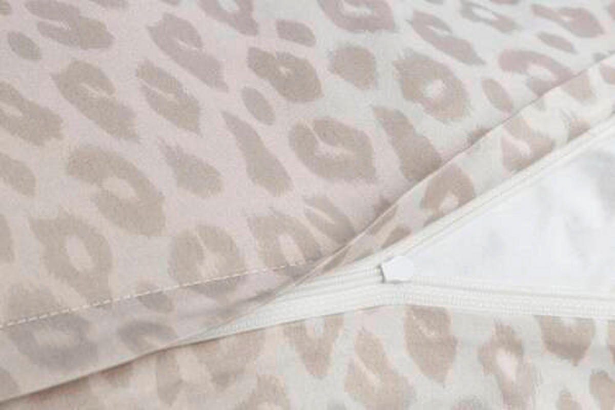 BETTWÄSCHE 3-teilig JOOP! LEO Jersey 200/220 cm  - Creme, Basics, Textil (200/220cm) - Joop!
