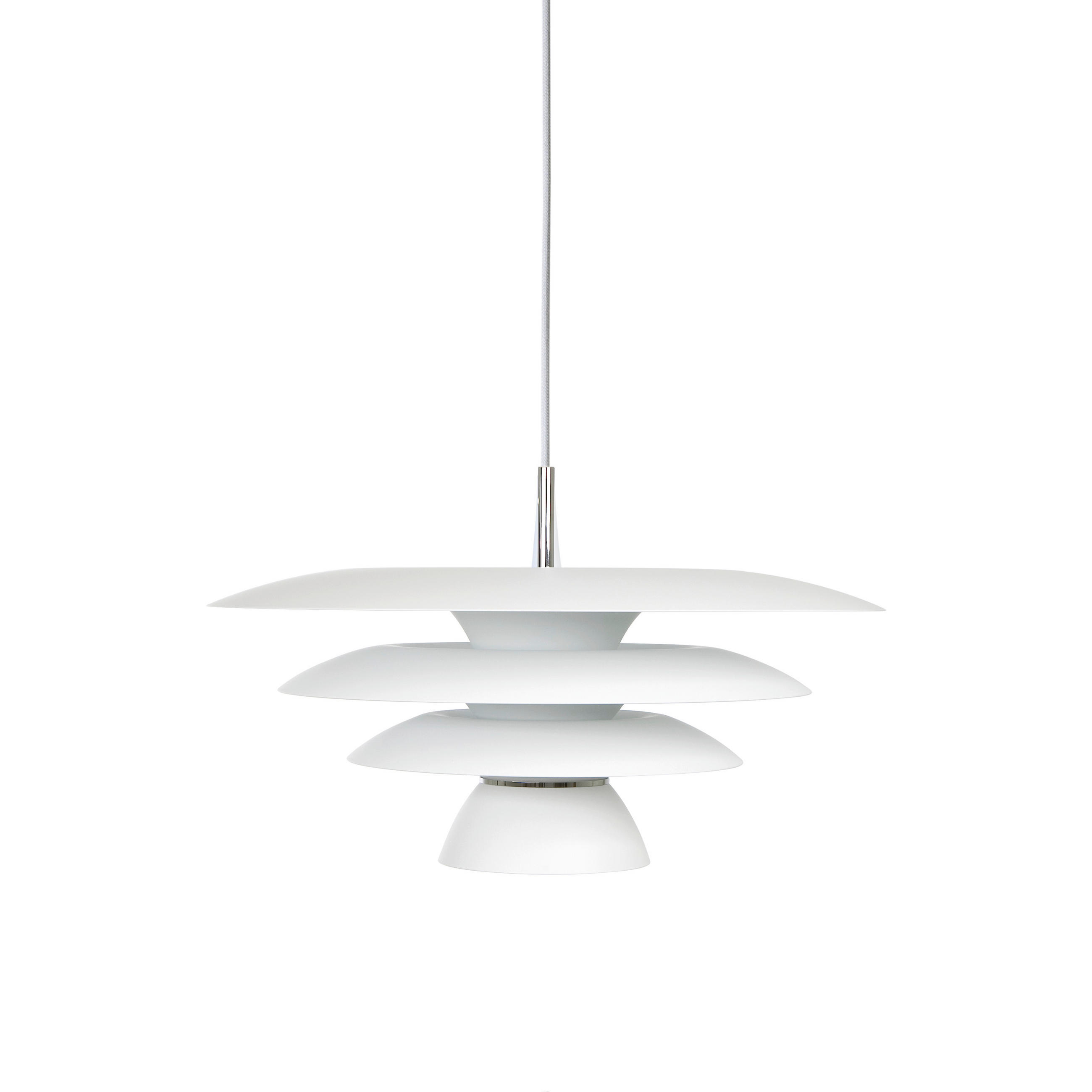 HÄNGELEUCHTE DaVinci 43/18,8 cm - Weiß, Design, Metall (43/18,8cm) - Belid