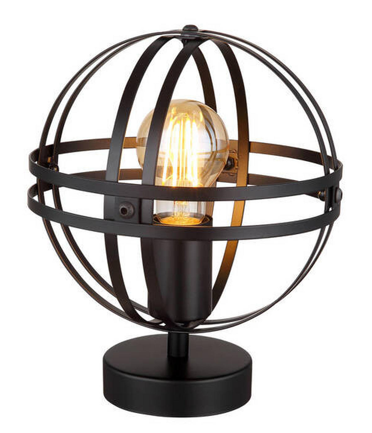 BORDSLAMPA 20/24,5 cm   - svart, Design, metall/plast (20/24,5cm) - Globo