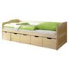 STAURAUMBETT 90/200 cm  in Kieferfarben   - Kieferfarben, Modern, Holz (90/200cm) - MID.YOU