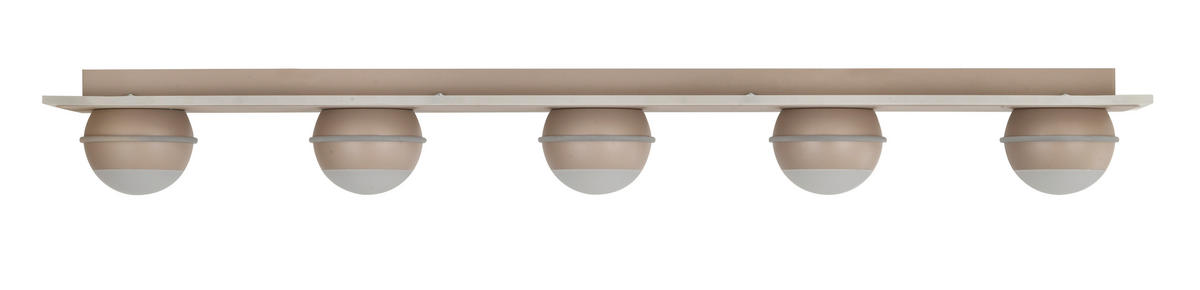 LED-DECKENLEUCHTE Biarritz 99/15/12,5 cm  - Schwarzchrom, Design, Kunststoff/Metall (99/15/12,5cm)