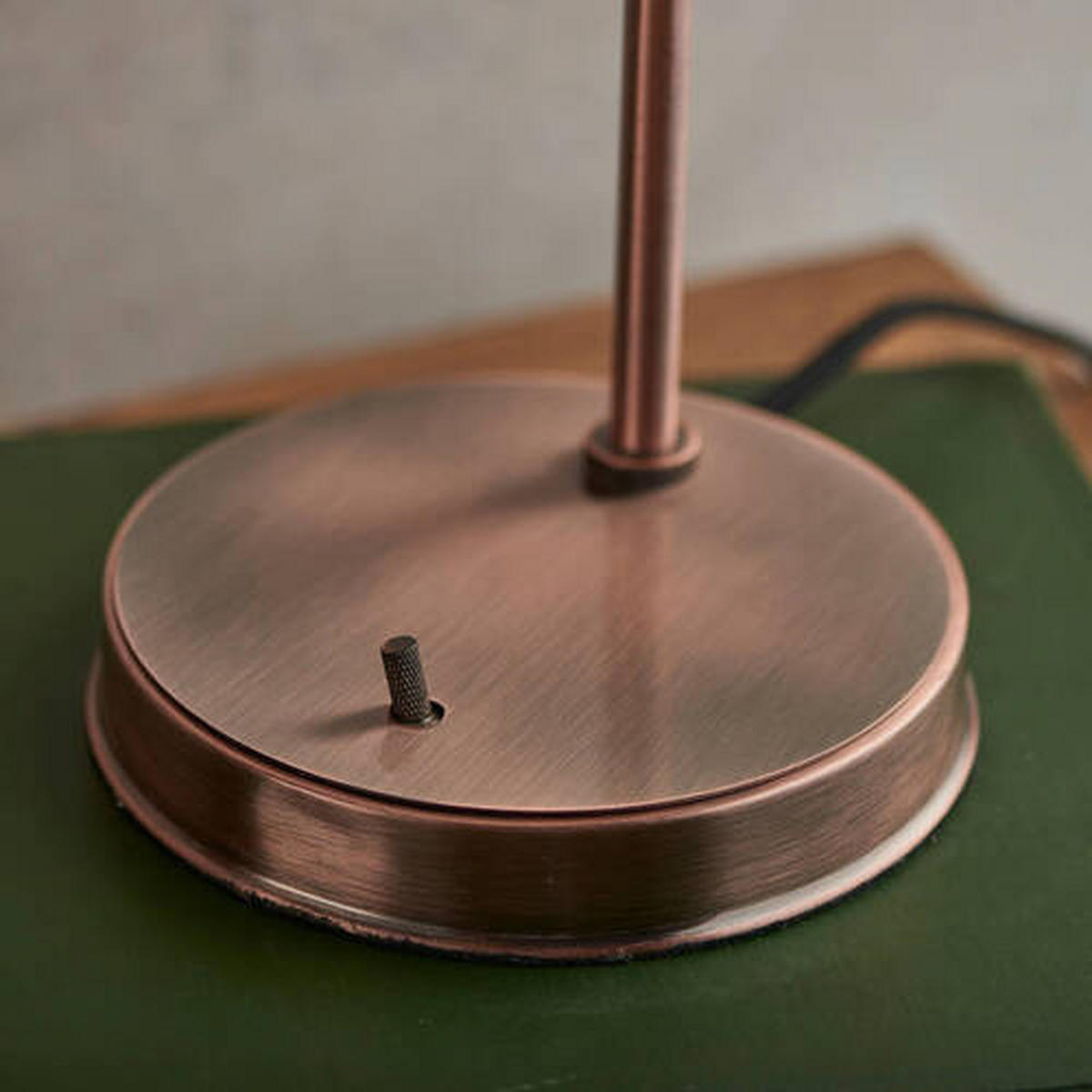TISCHLEUCHTE 15/30/53,3 cm   - Klar/Kupferfarben, KONVENTIONELL, Glas/Metall (15/30/53,3cm) - ENDON