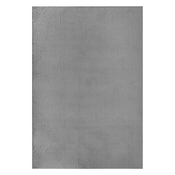 FLACHWEBETEPPICH 80/200 cm Laura Grau  - Grau, Design, Textil (80/200cm) - Novel